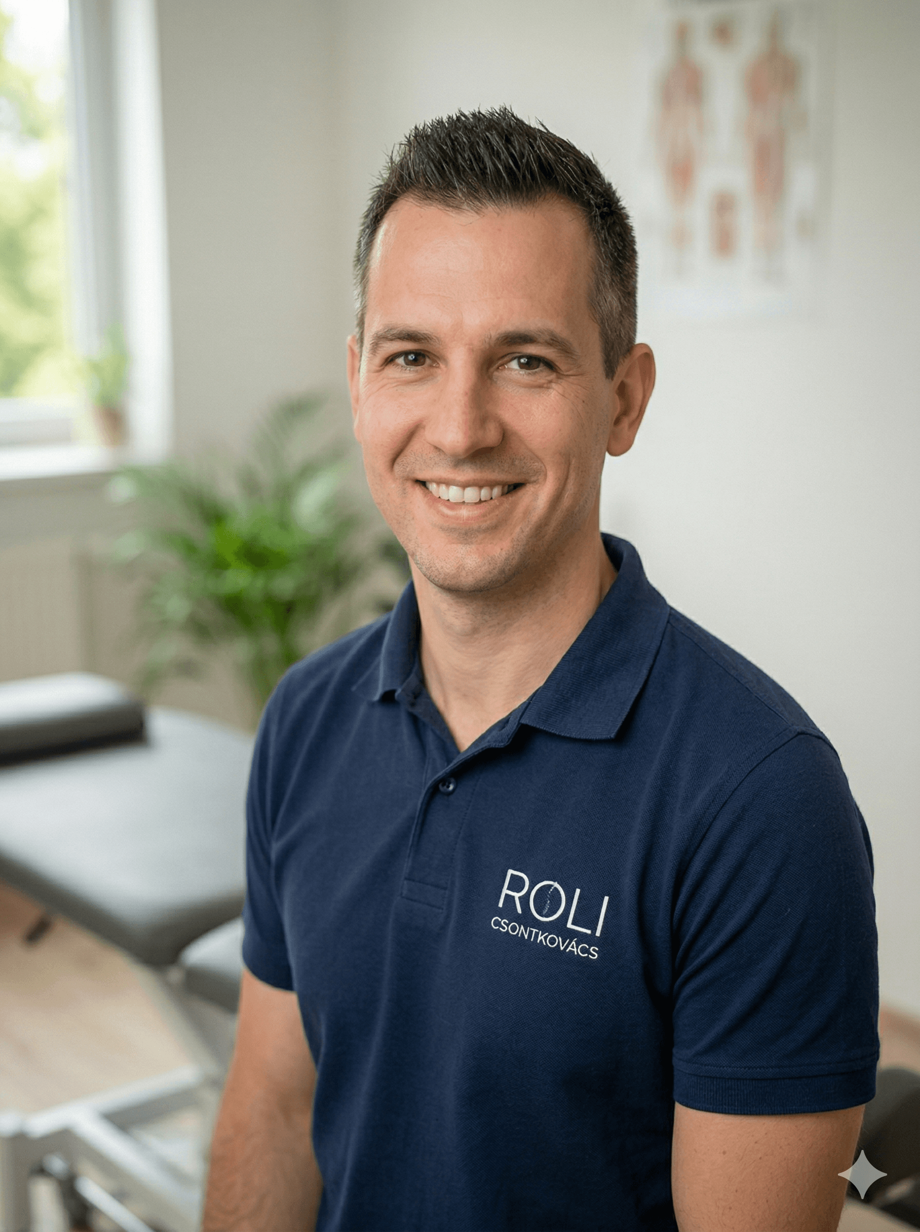 Roli csontkovács józsai rendelőjében